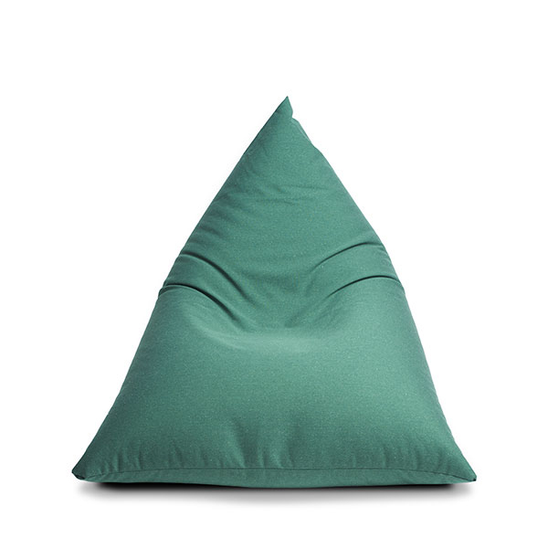 Chill – Pouf sacco in tessuto riciclato Raytent® col. Verde